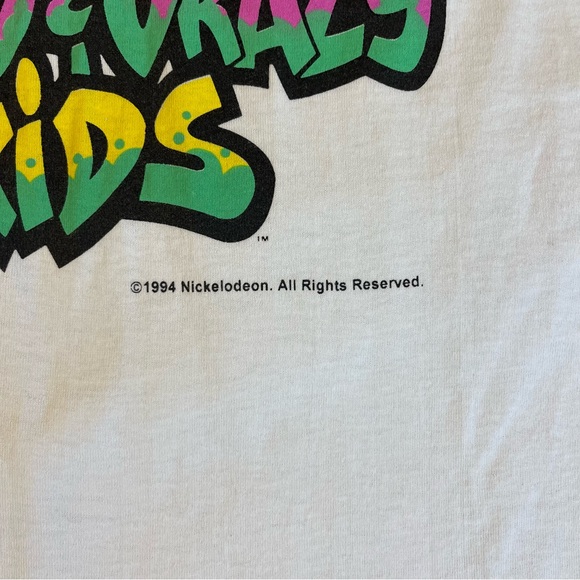 Vintage 1994 NOS Deadstock Nickelodeon Wild & Crazy Kids Single Stitch Tee Large - Picture 3 of 8